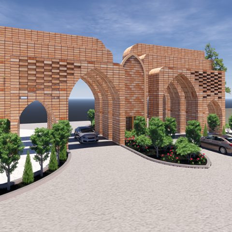 پروژه سردر دانشگاه علوم قضایی